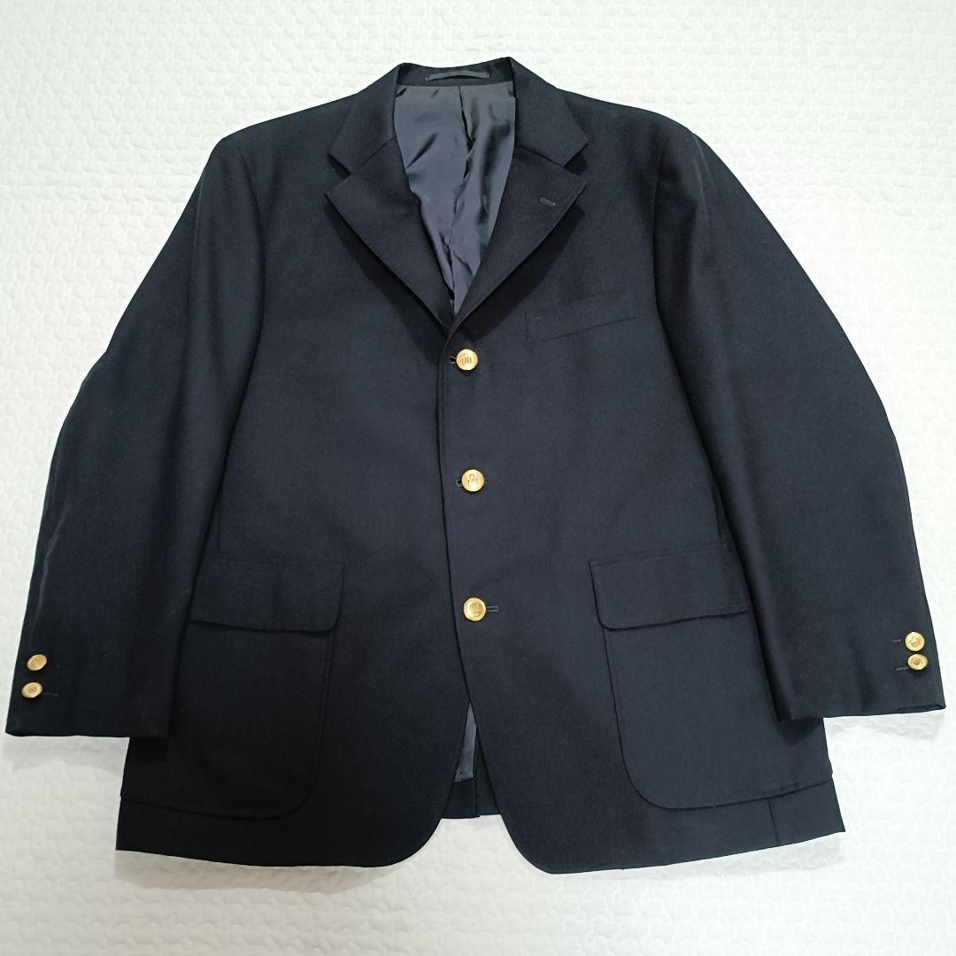 J.PRESS シングルテーラードジャケット 紺ブレ 金ボタン　3B 段返し