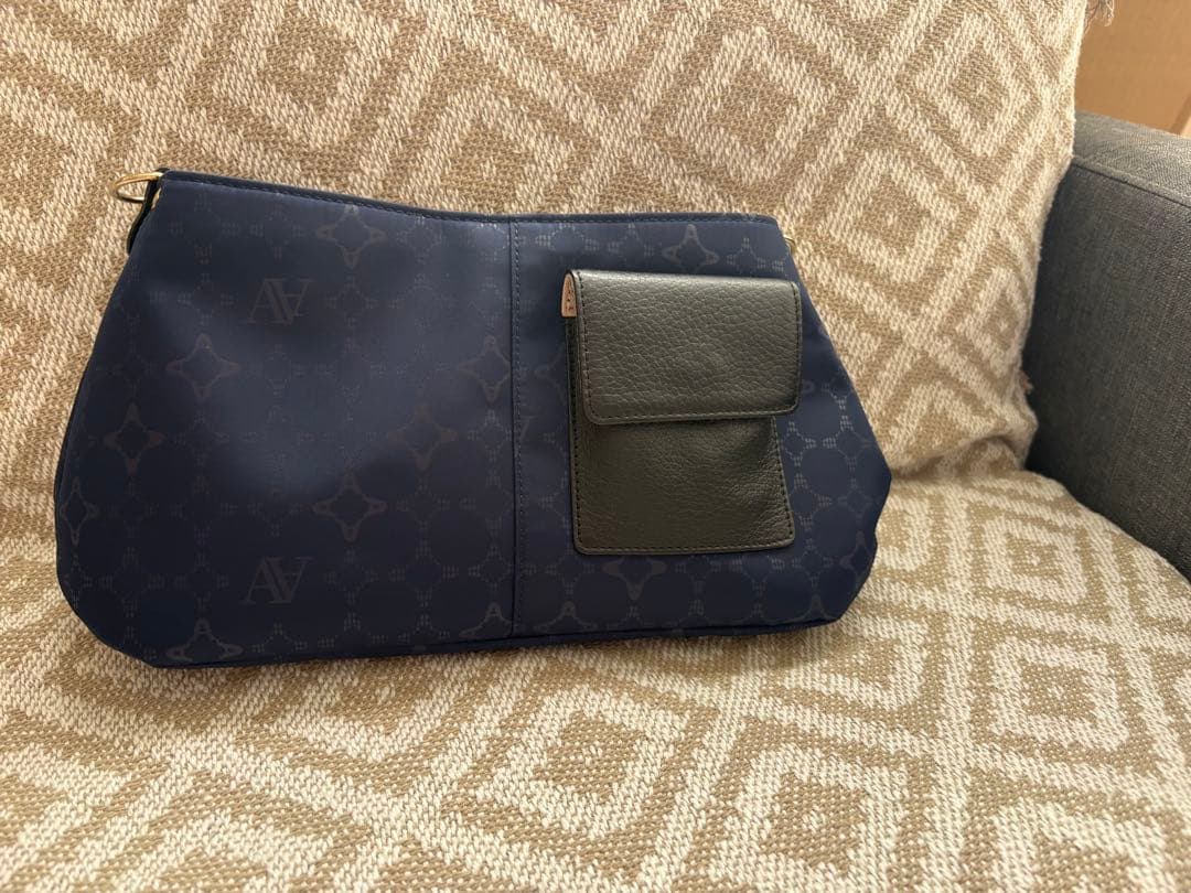 アタオ atao chivy ネイビー ショルダーバッグ