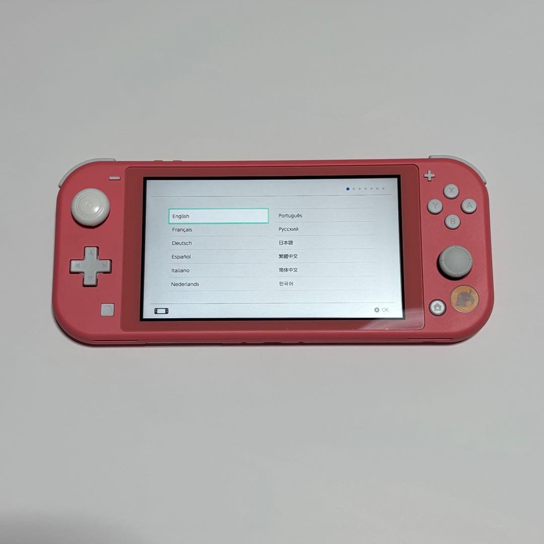 Nintendo Switch Lite コーラルピンク あつ森セット