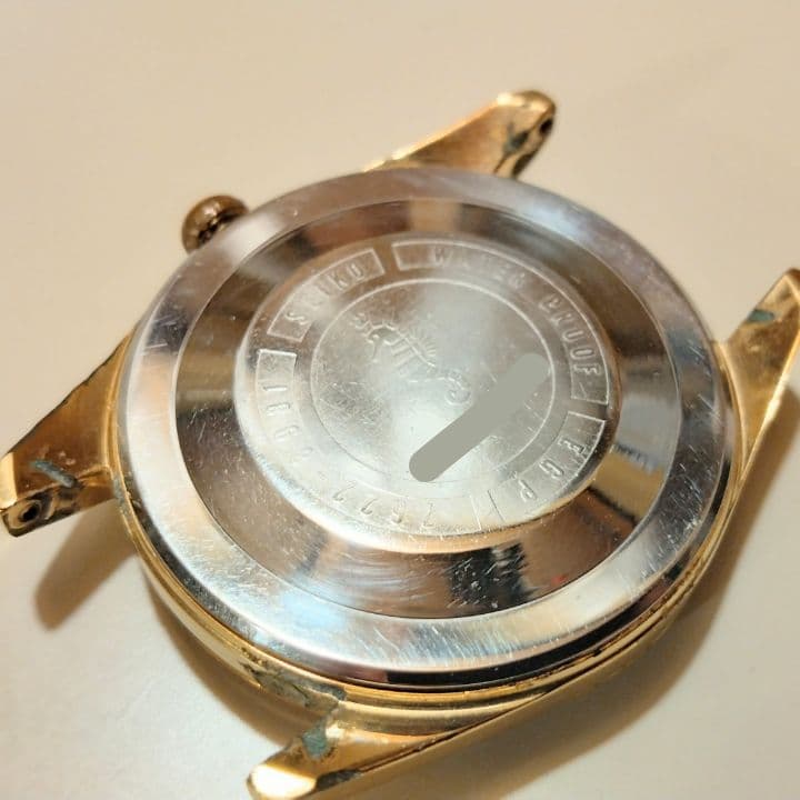 セイコー 機械式時計 チャンピオン カレンダー860 手巻き ゴールド 本体のみ