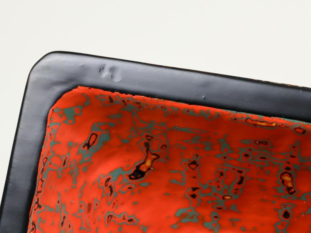 瀬尾昌司 彫漆 器 長鉢 共箱