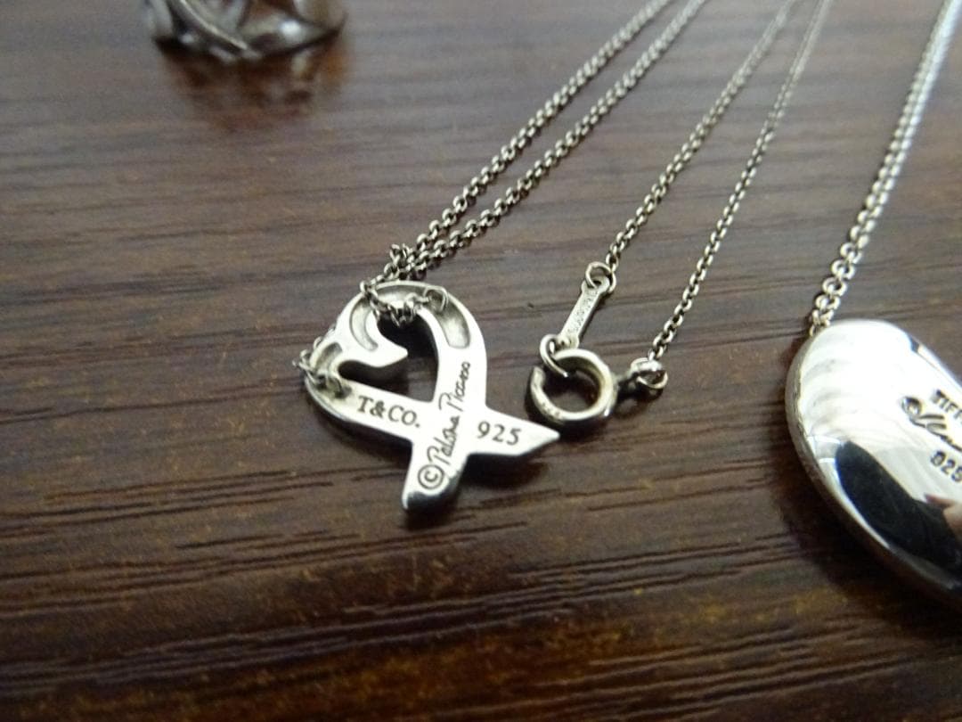 か*ル様 奈007 ティファニー ネックレス リング 3点 まとめ売り 925