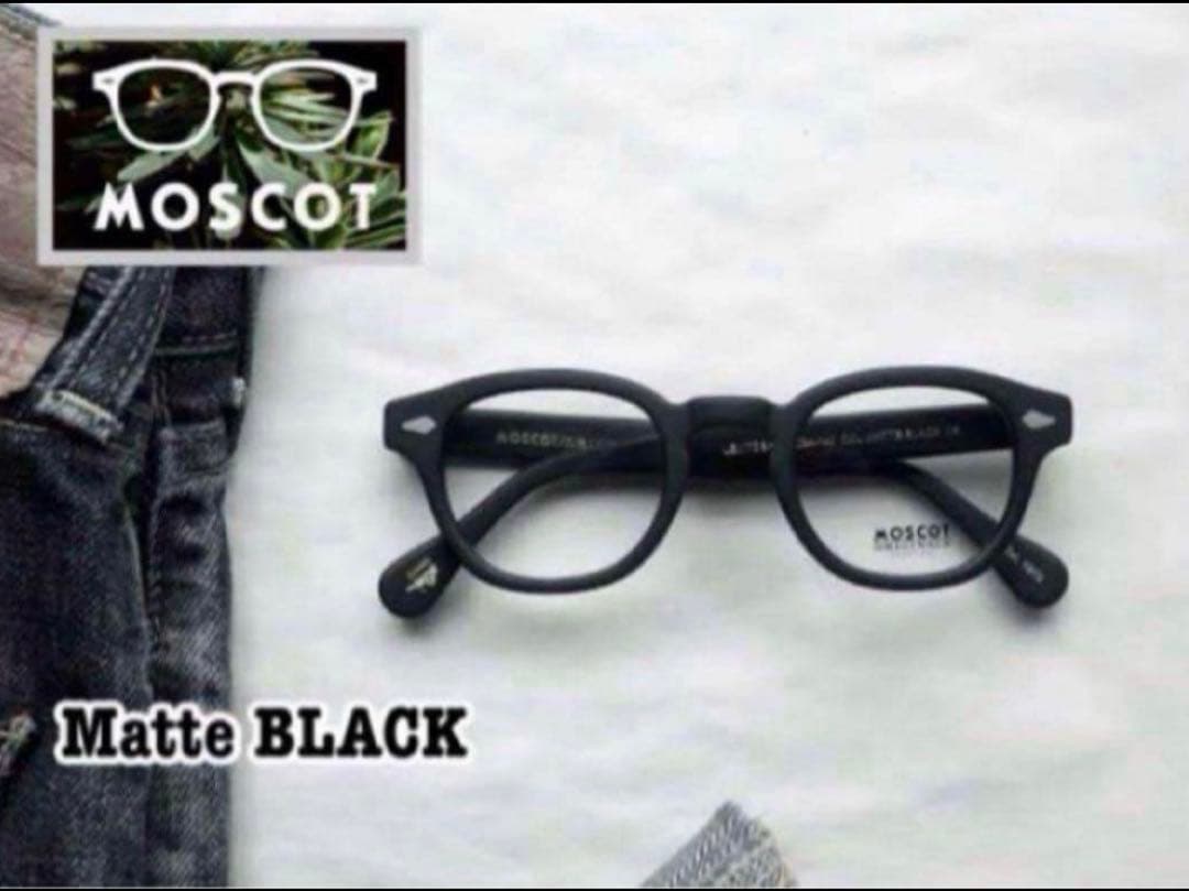 MOSCOT モスコット レムトッシュ メガネ 眼鏡 マットブラック サングラス