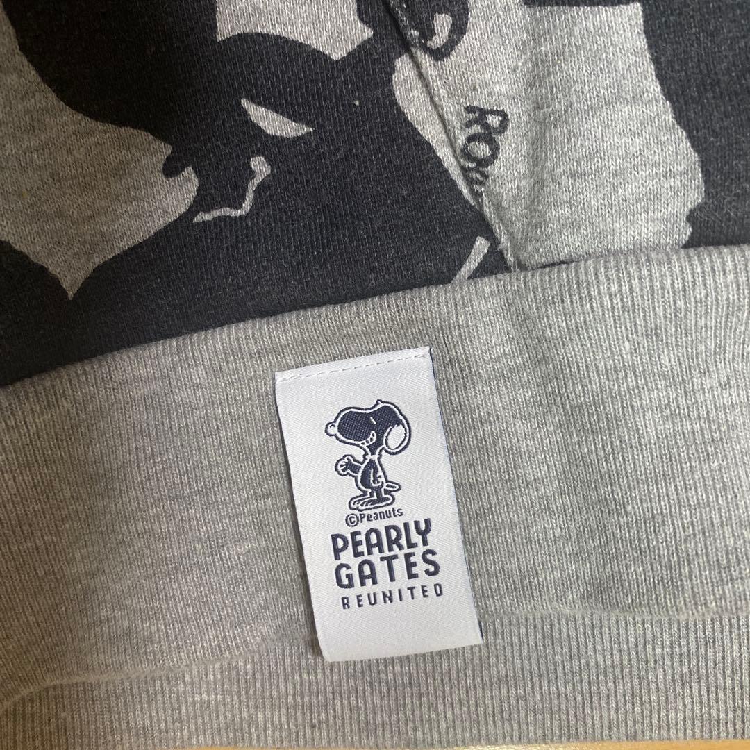 PEARLY GATES パーリーゲイツ スヌーピー パーカー サイズ6 裏起毛