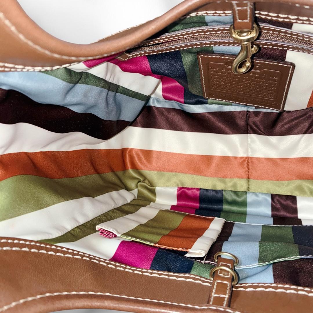 【希少・美品】オールドコーチ ショルダーバッグ　ブラウン　レザー　トートバッグ