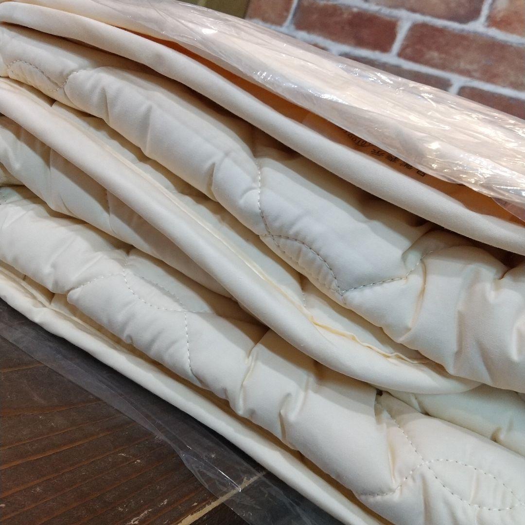 シモンズ 羊毛ベッドパッド セミダブル 120×200cm