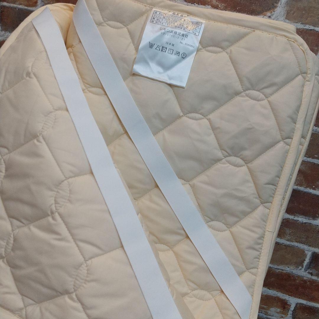 シモンズ 羊毛ベッドパッド セミダブル 120×200cm