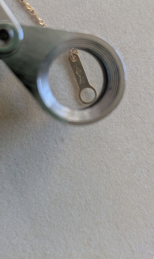 総1.4g　鍵ペンダントトップ　ネックレス　ｋ18 18金