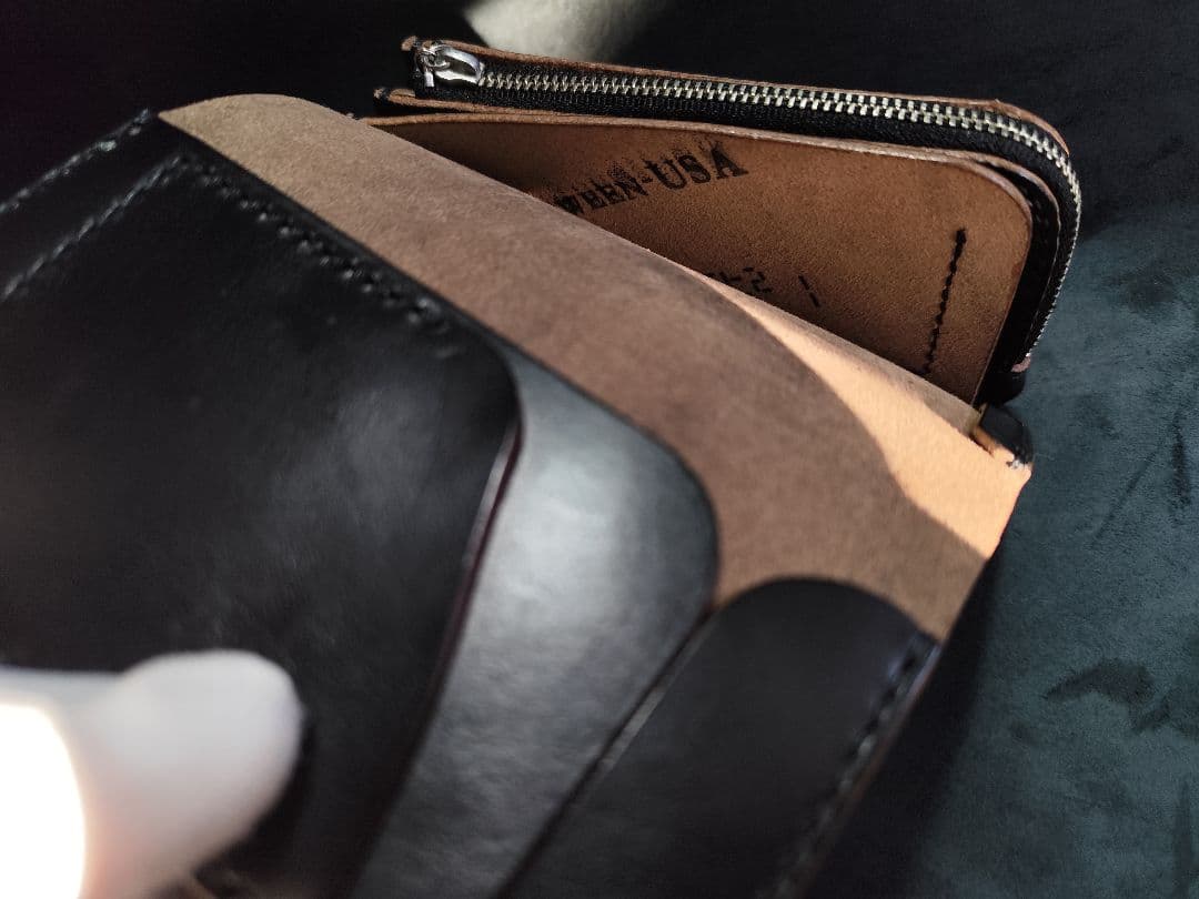 石山 裕也様オーダーカスタム　HORWEENクロムエクセル トラッカーウォレット