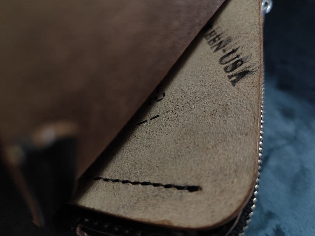 石山 裕也様オーダーカスタム　HORWEENクロムエクセル トラッカーウォレット