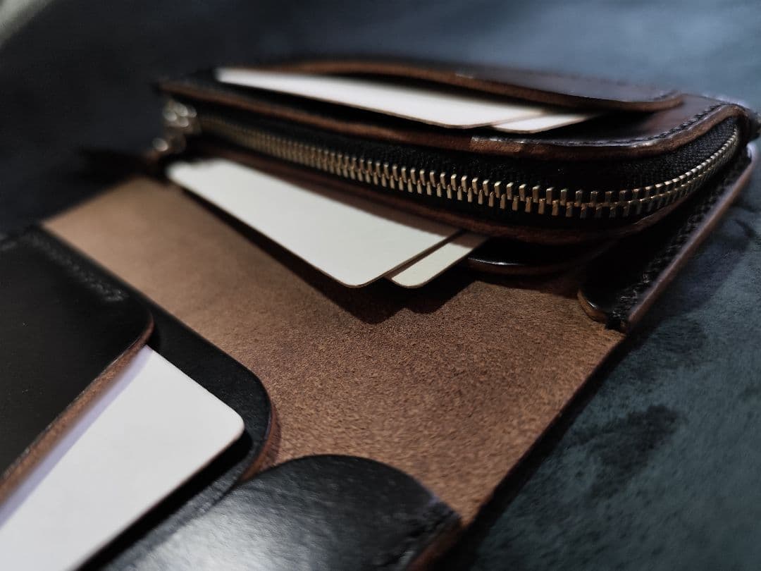 石山 裕也様オーダーカスタム　HORWEENクロムエクセル トラッカーウォレット