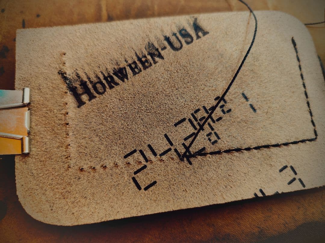 石山 裕也様オーダーカスタム　HORWEENクロムエクセル トラッカーウォレット