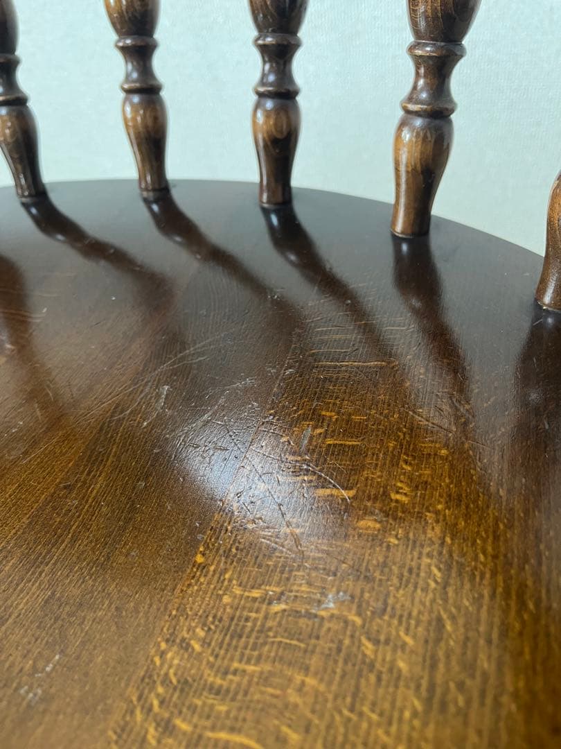 飛騨産業　キツツキ　木製　アームチェア　USED ④