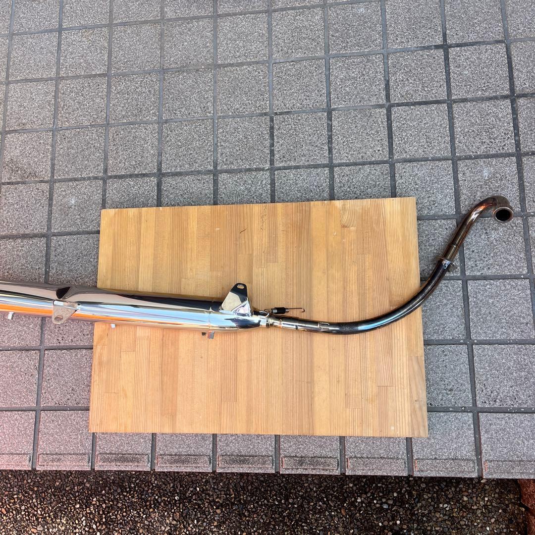 ハンターカブCT110モトサルゴ製　ステンレス製光沢マフラー 汎用