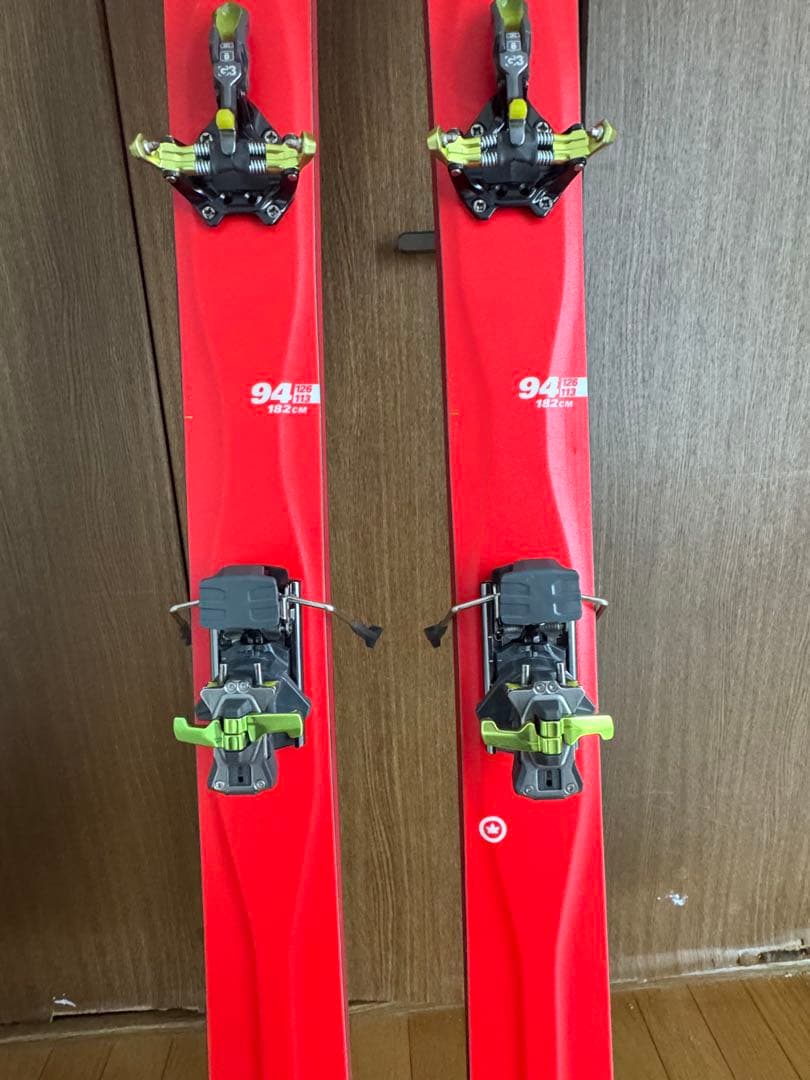 バックカントリースキー板G3FINDr94　182　ビンディングG3ZED-12