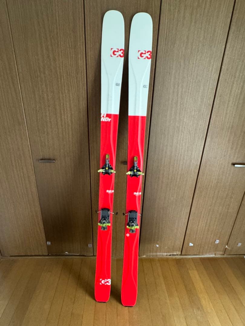 バックカントリースキー板G3FINDr94　182　ビンディングG3ZED-12
