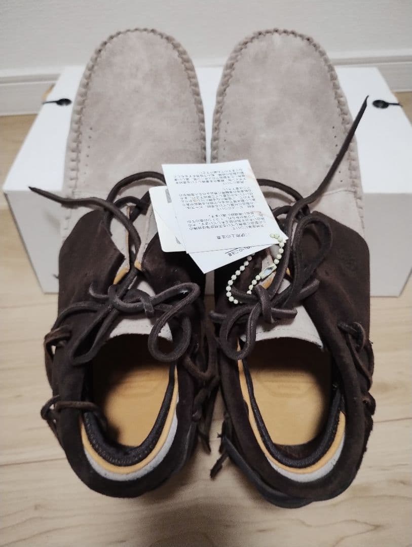 [未使用] VISVIM FBT WAXED 2-TONE BEIGE