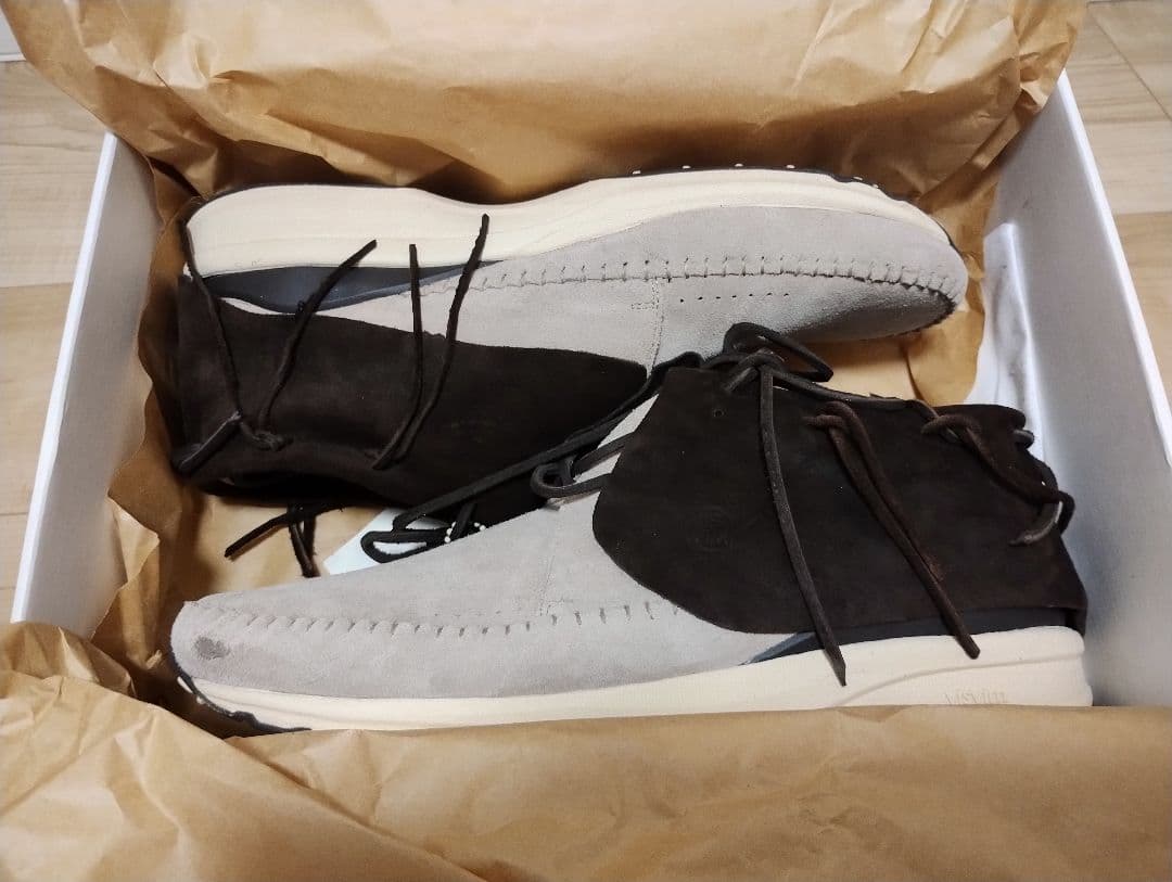 [未使用] VISVIM FBT WAXED 2-TONE BEIGE