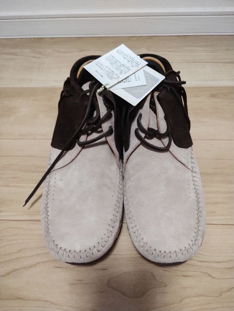 [未使用] VISVIM FBT WAXED 2-TONE BEIGE