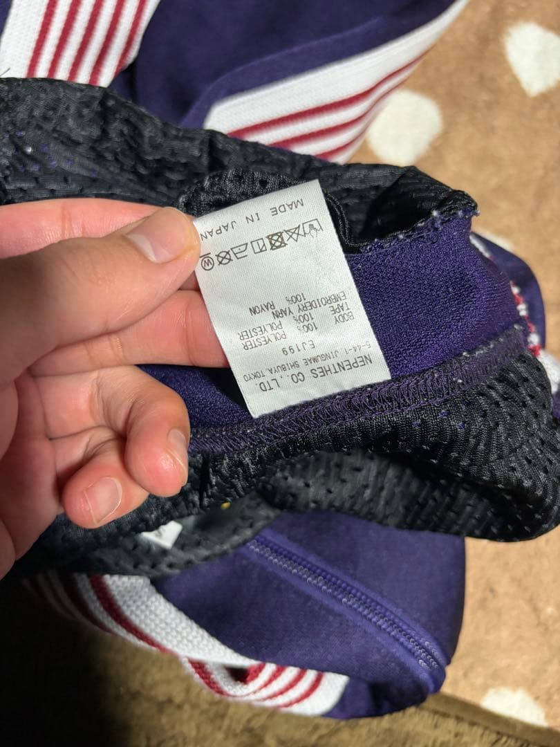 美品！ニードルスNeedles Narrow サイズS トラックパンツ　パープル