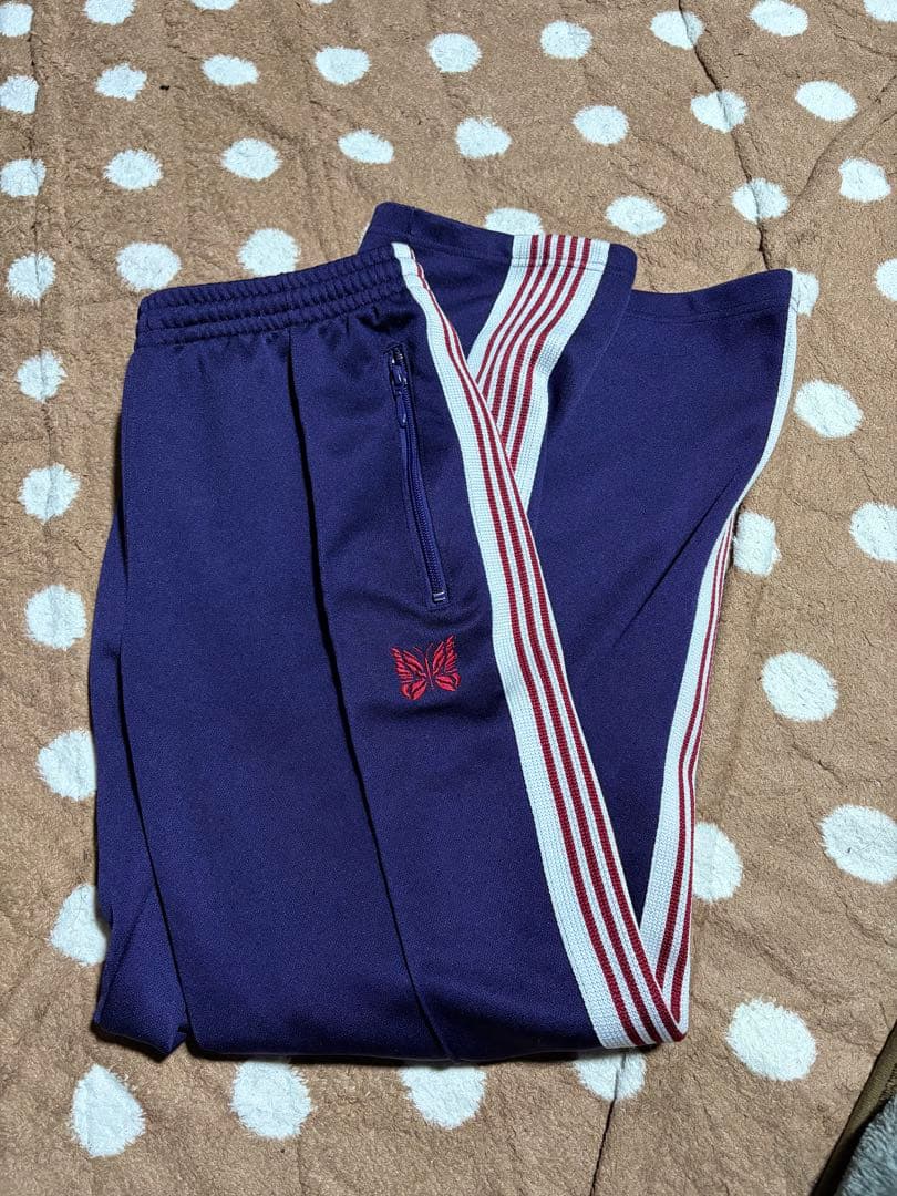 美品！ニードルスNeedles Narrow サイズS トラックパンツ　パープル