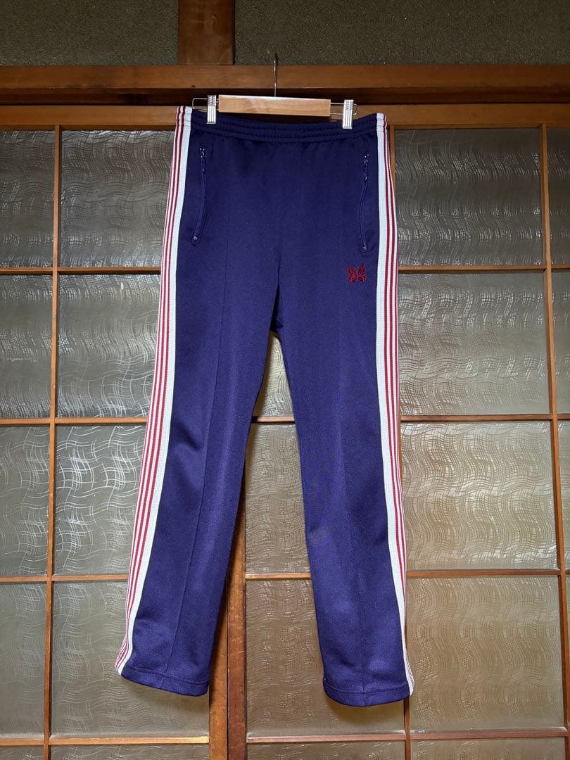 美品！ニードルスNeedles Narrow サイズS トラックパンツ　パープル