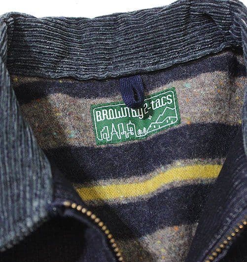 BROWN by 2-tacs インディゴ バトル ジャケット M