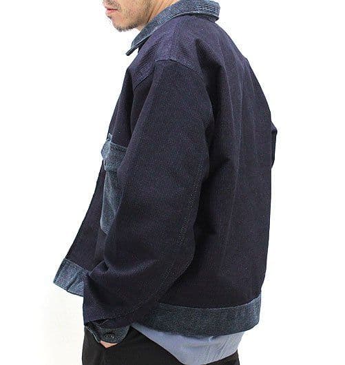 BROWN by 2-tacs インディゴ バトル ジャケット M