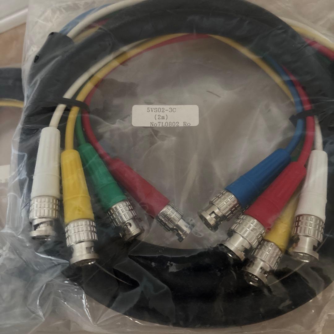 CANARE 5VS02-3C 2m BNCマルチケーブル　　3本set