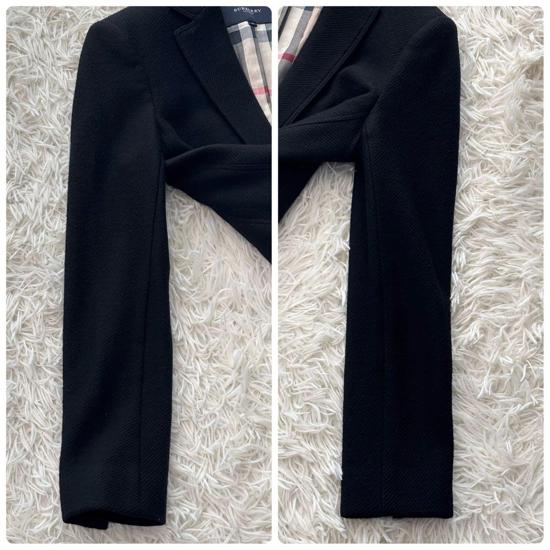 ✨美品✨ バーバリーロンドン テーラードジャケット メガチェック ロゴ刻印ボタン