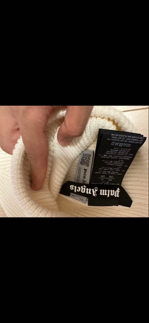 【限定値下げ！】 palm angels ビーニー　ホワイト