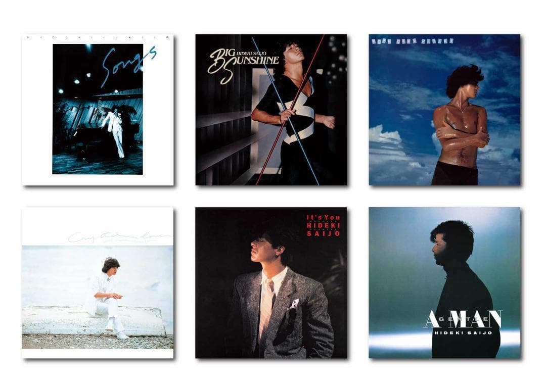 セール新品 西城秀樹 50周年記念 紙ジャケット復刻第五弾 CD6タイトルセット