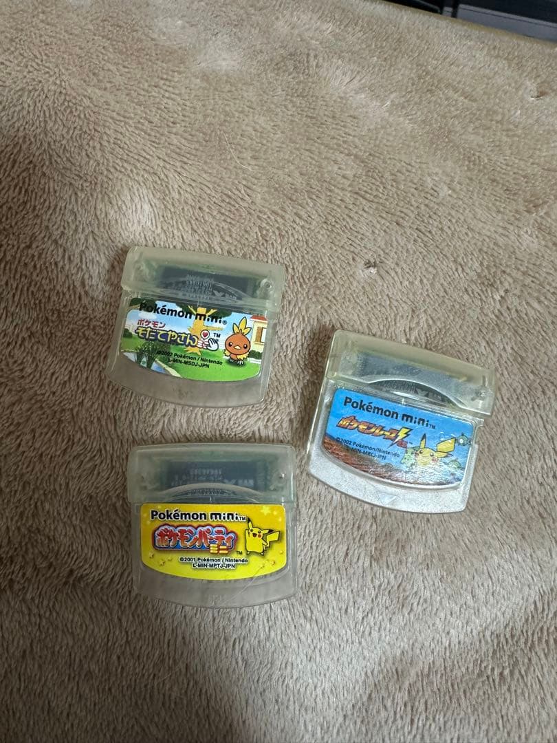 ポケモンミニ　ソフト3個セット