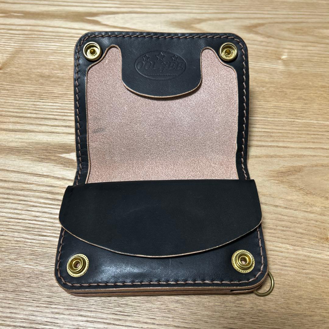 OOLJEE leather ヒリー　ミドルトラッカーウォレット