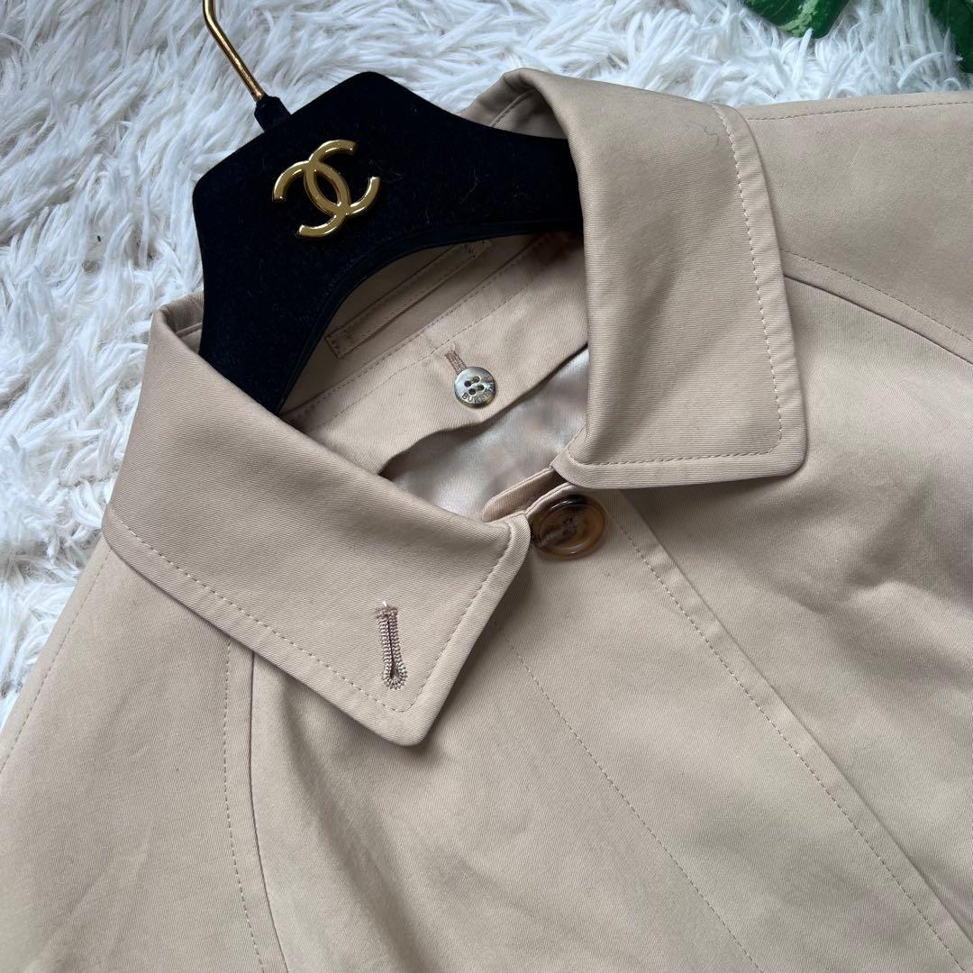 美品 バーバリーロンドン ステンカラーコート ライナー付き ノバチェック L