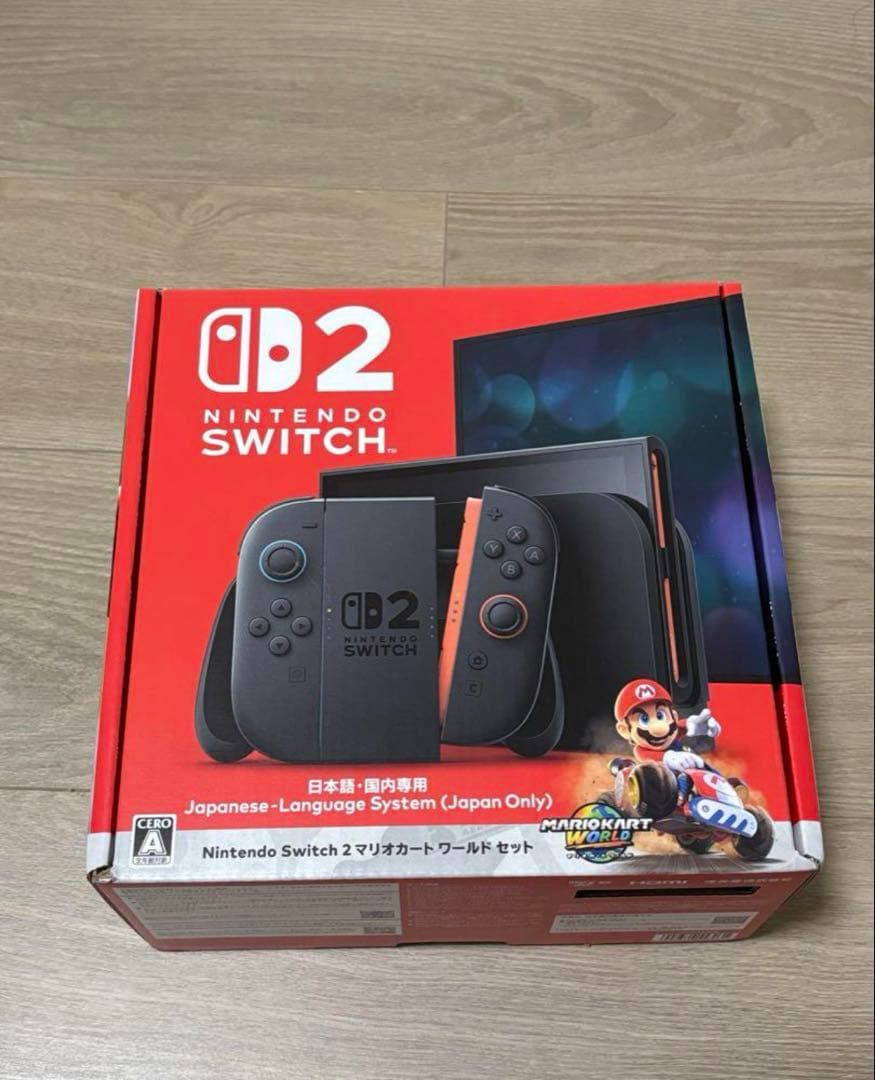 【新品】Nintendo Switch 2 日本語専用 本体　マリオカート
