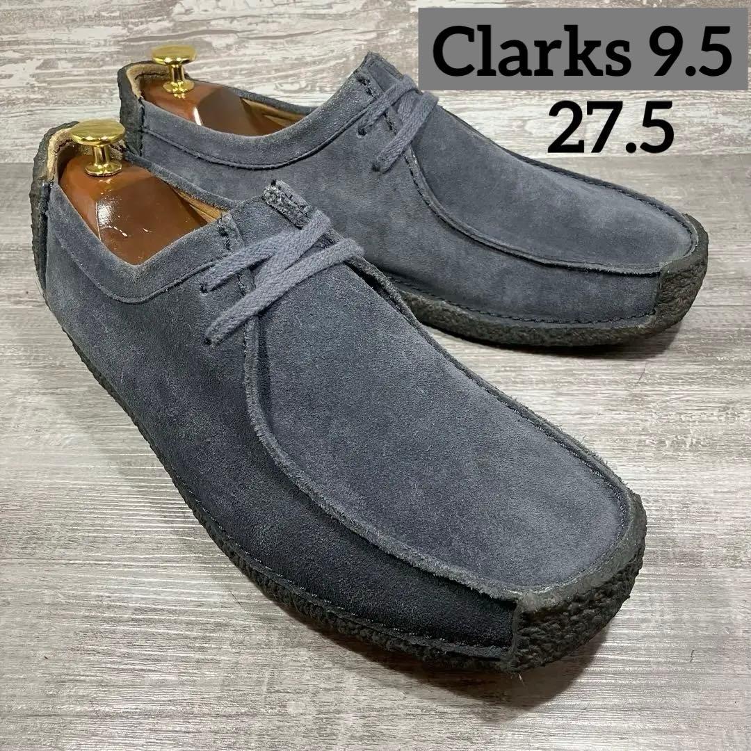 334【美品】Clarks Originalナタリー ネイビー　27.5cm