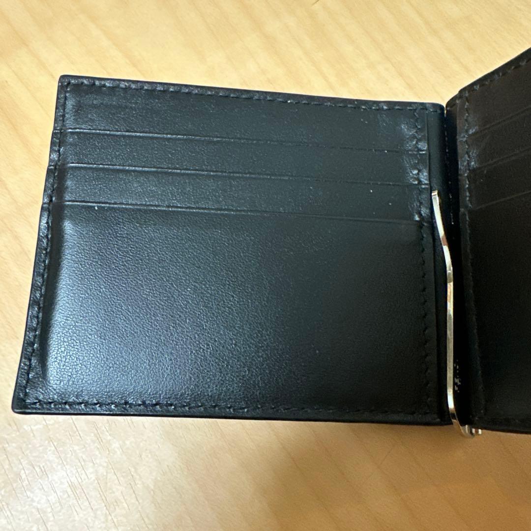 FENDI フェンディ　マネークリップ　ズッカ　ダイアゴナル　イエローライン