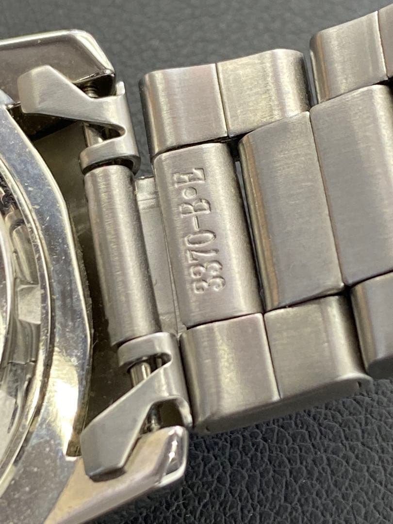 【稼動】セイコー5 メタルバンド 腕時計 自動巻き デイデイト 裏スケルトン