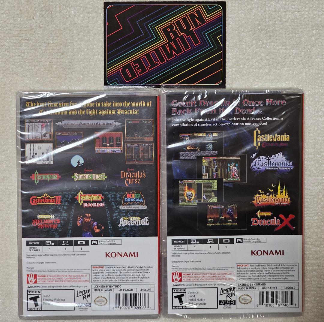 Switch Castlevania Collection 悪魔城ドラキュラ