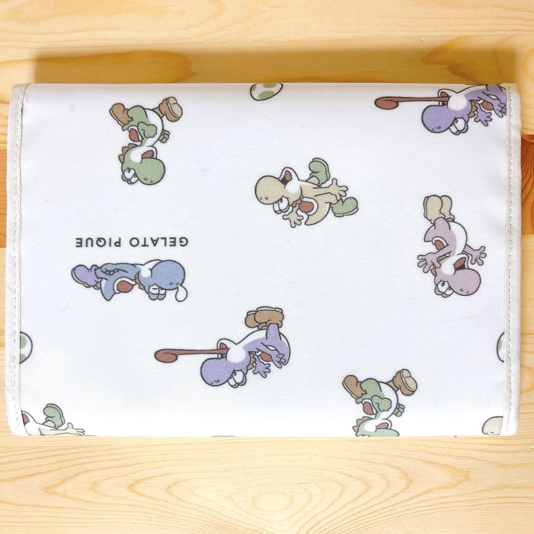 ジェラートピケ 母子手帳ケース ヨッシー Mサイズ