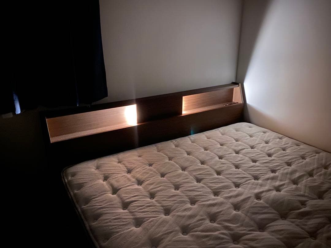 N-sleep プレミアムクイーンベッド 引き出し付き