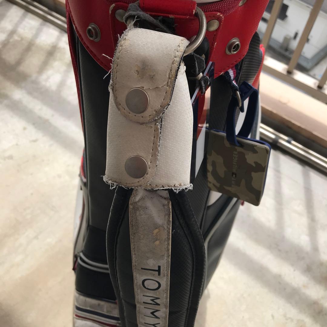   ゴルフ　ゴルフバッグ ネイビー/ホワイト/レッド