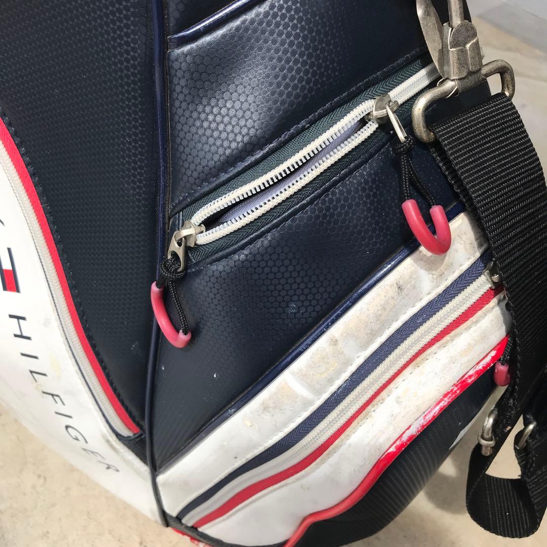   ゴルフ　ゴルフバッグ ネイビー/ホワイト/レッド