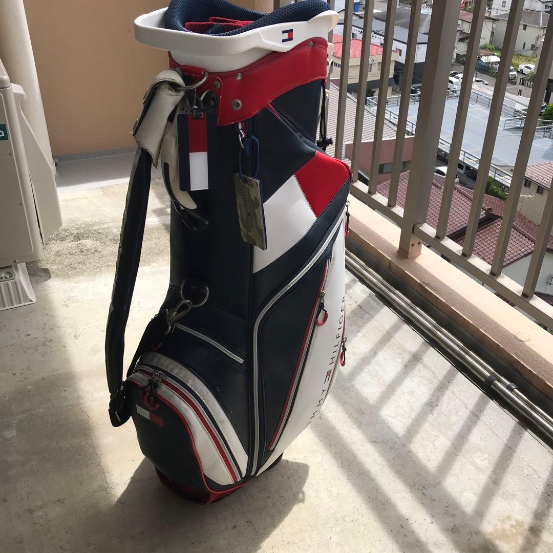   ゴルフ　ゴルフバッグ ネイビー/ホワイト/レッド
