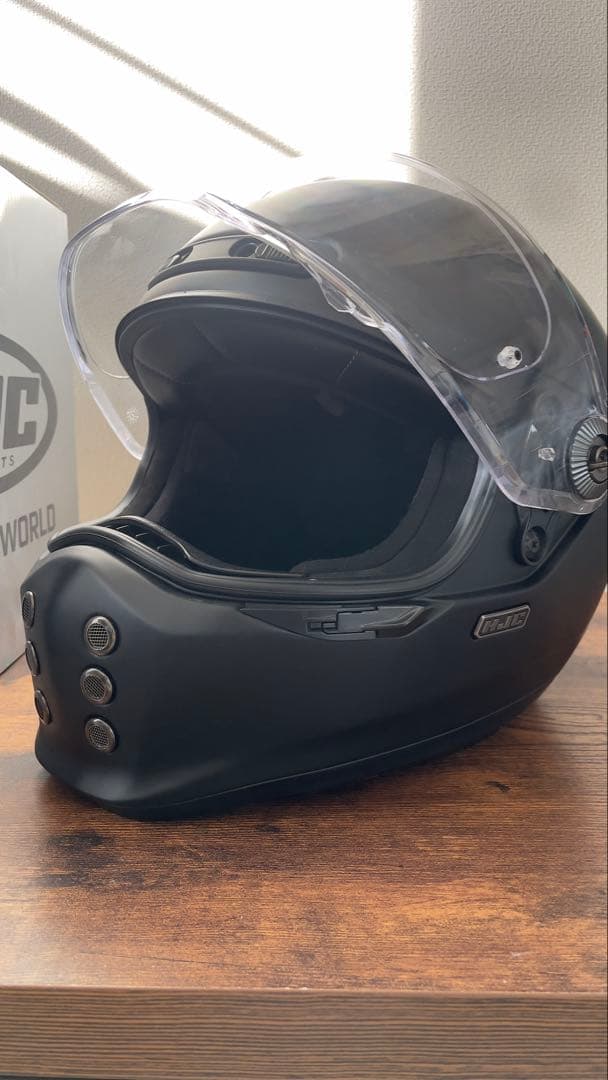 HJC V10 フルフェイスヘルメット L ダークスモークシールド付き