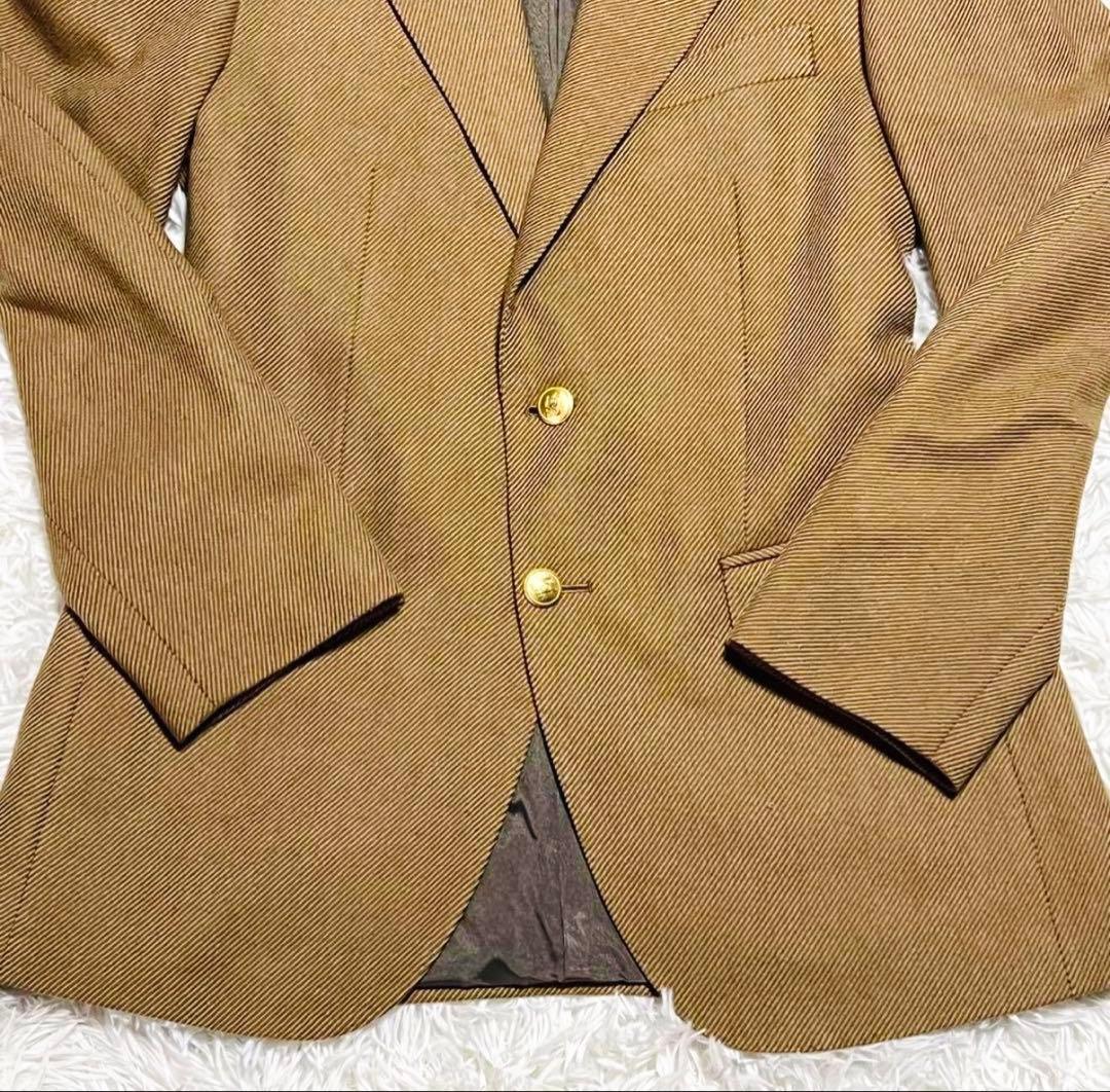美品✨️バーバリーロンドン テーラードジャケット キャメルベージュ金ボタン コート
