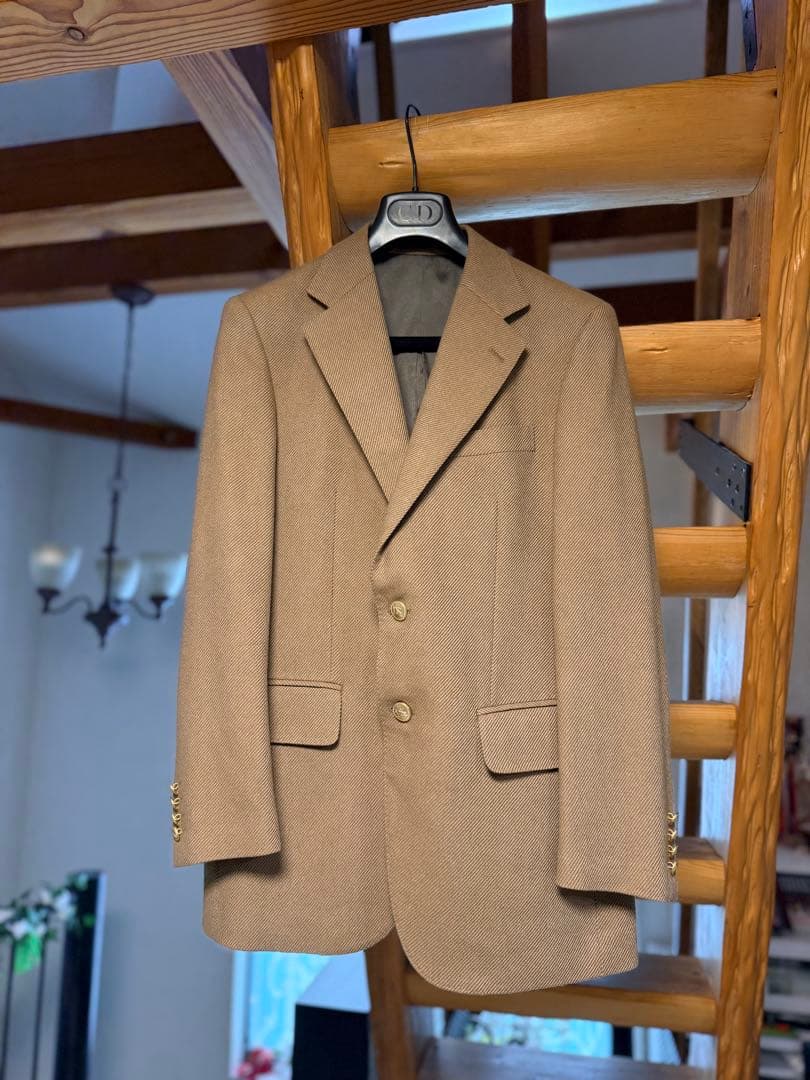 美品✨️バーバリーロンドン テーラードジャケット キャメルベージュ金ボタン コート