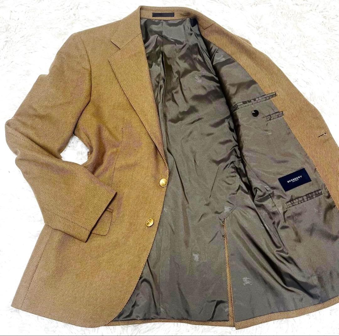 美品✨️バーバリーロンドン テーラードジャケット キャメルベージュ金ボタン コート