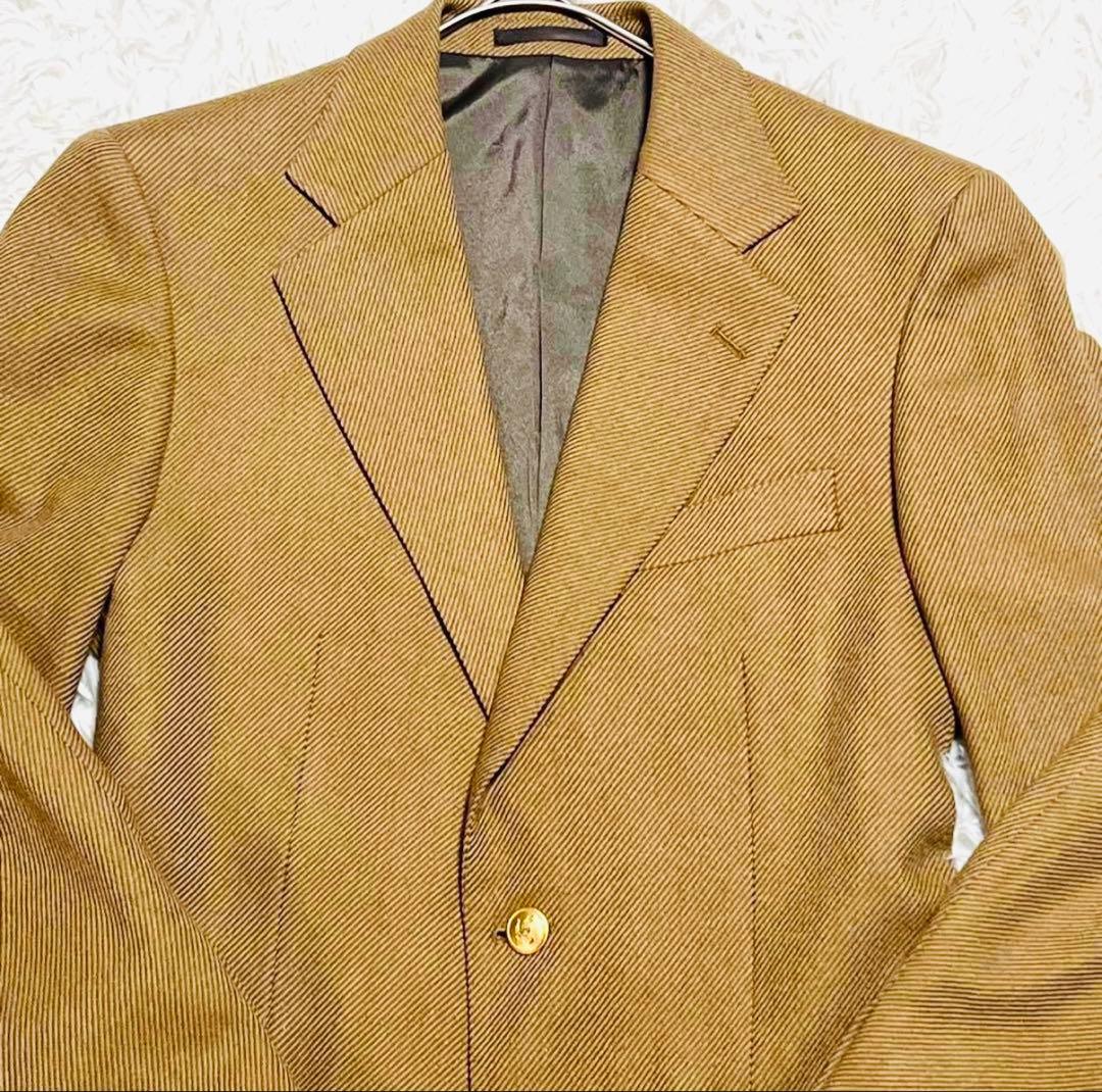 美品✨️バーバリーロンドン テーラードジャケット キャメルベージュ金ボタン コート
